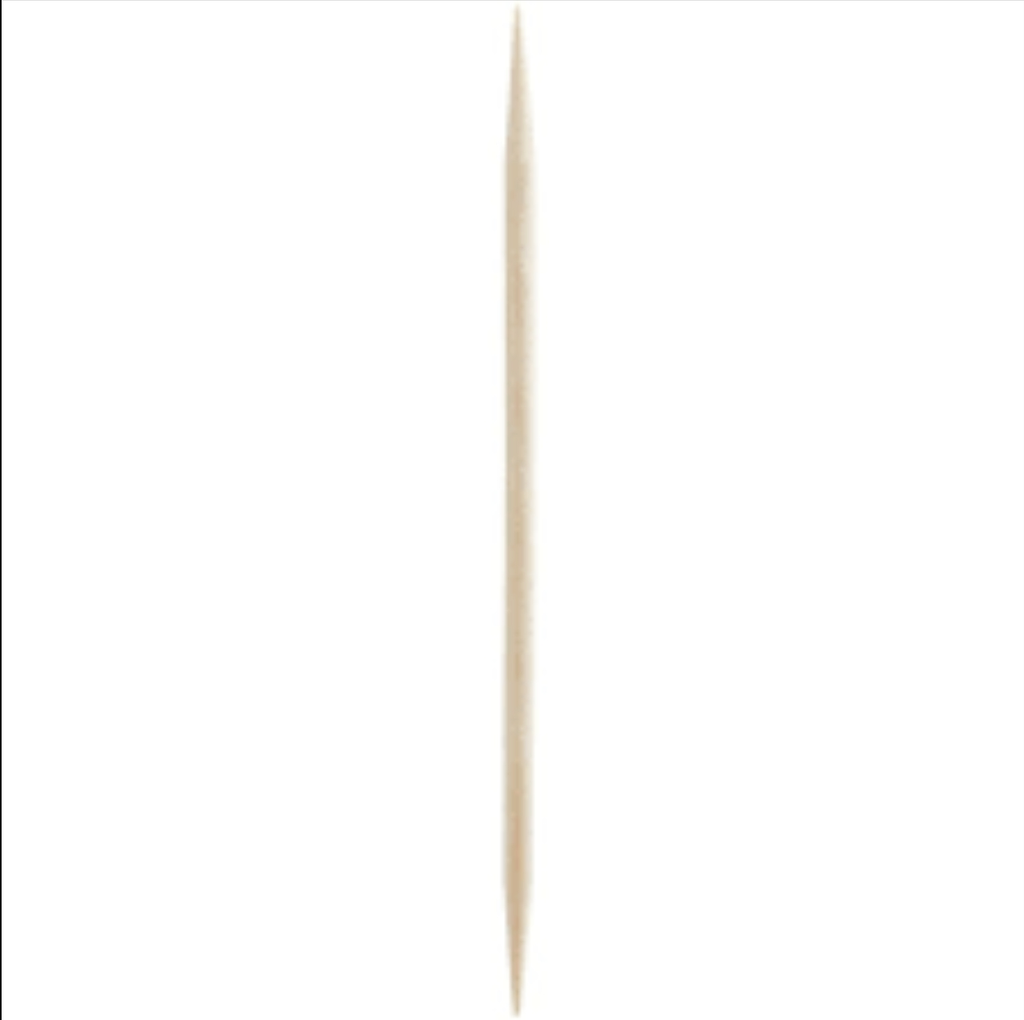 450 Qty BiteMyWood Unflavored Double Point Birchwood Toothpicks DP1 in Reusable Plastic Jar - USA Made
